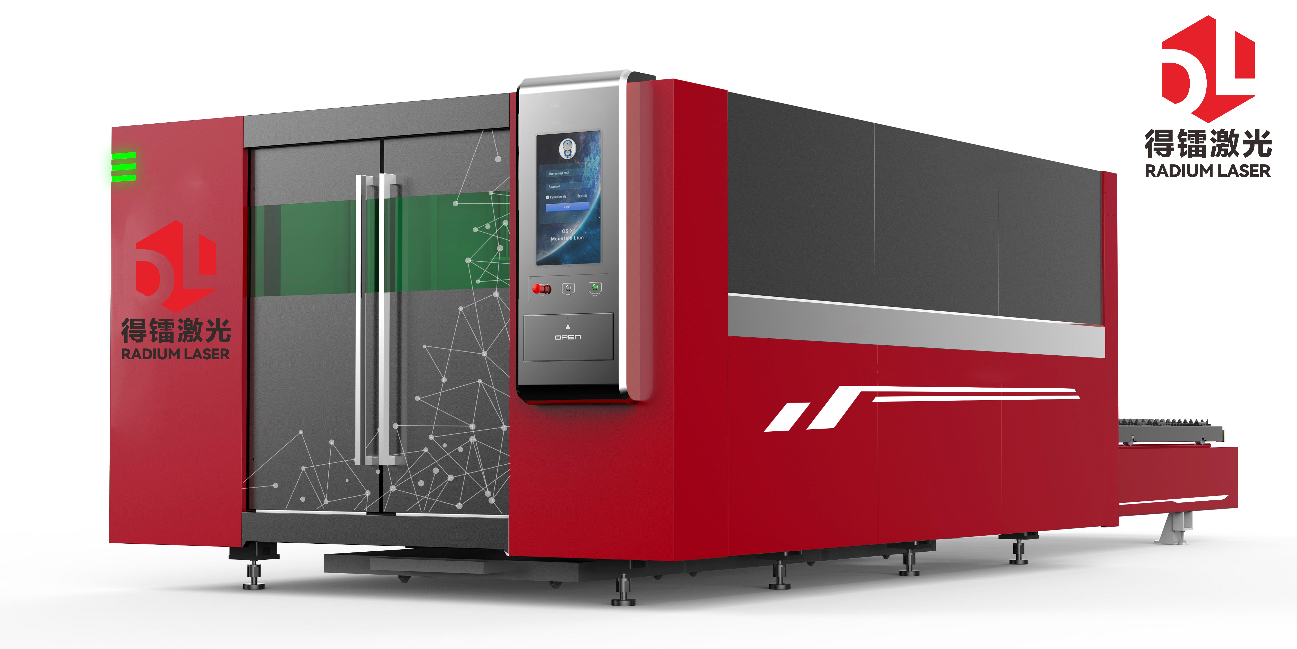 大包围双平台光纤激光切割机